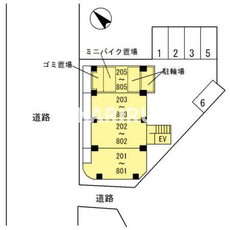 EL-Sia Umekitaの区画図