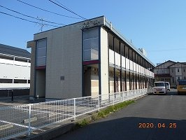 レオパレスクレールの外観|外観もきれいです