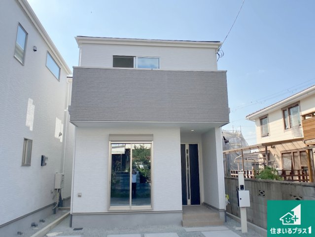 加古郡播磨町東本荘　第1期　新築一戸建ての外観|安心の10年保証！外観を美しく保ち、雨水で汚れを落とします！気になることがありましたら、お気軽にお問い合わせください！