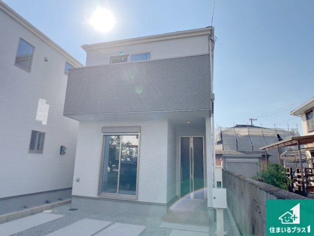 加古郡播磨町東本荘　第1期　新築一戸建ての外観|安心の10年保証！外観を美しく保ち、雨水で汚れを落とします！気になることがありましたら、お気軽にお問い合わせください！