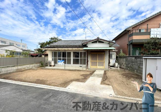 松前町筒井中古戸建の外観|外はこのようになっています