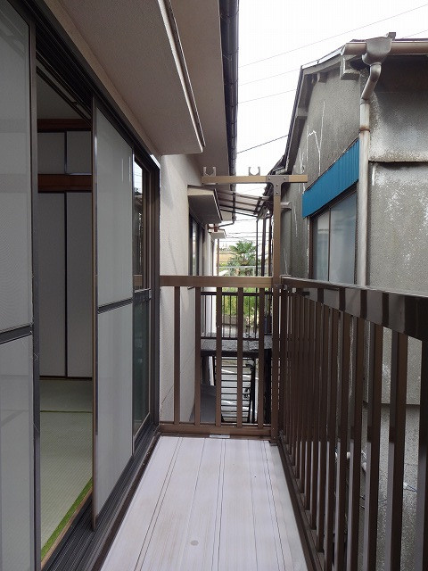 深沢ハウスのバルコニー
