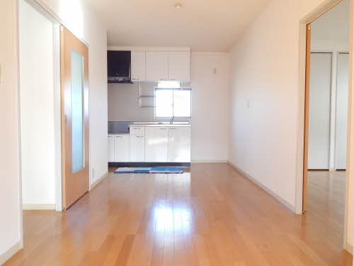 コンフォート山川　A棟のキッチン|使いやすいキッチンです