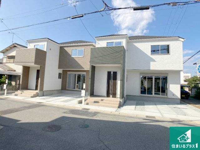 加古郡播磨町東本荘　第1期　新築一戸建ての外観|安心の10年保証！外観を美しく保ち、雨水で汚れを落とします！気になることがありましたら、お気軽にお問い合わせください！