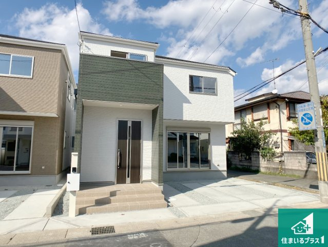 加古郡播磨町東本荘　第1期　新築一戸建ての外観|安心の10年保証！外観を美しく保ち、雨水で汚れを落とします！気になることがありましたら、お気軽にお問い合わせください！