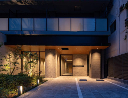 アーバネックス新町Ⅱのエントランス