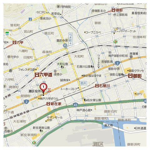 グラン・シーマの地図|外観もきれいです