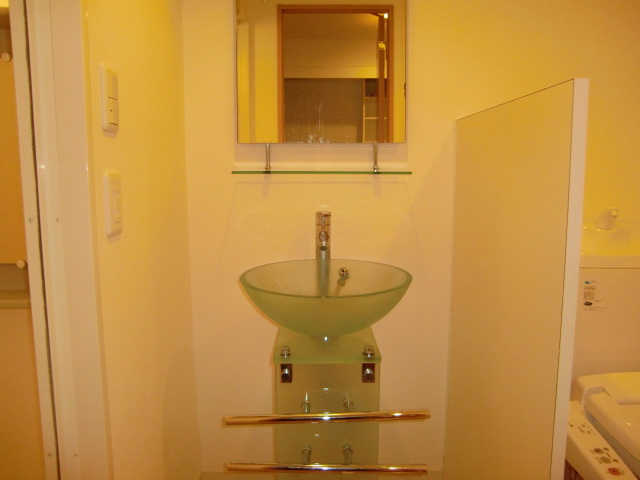 グラン・シーマの洗面所|外観もきれいです