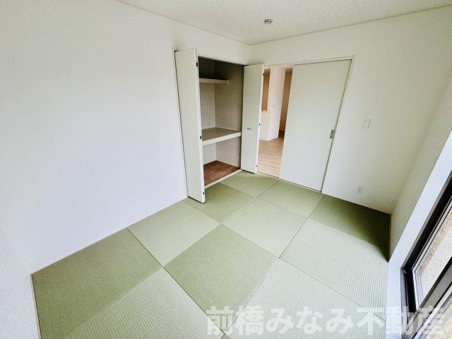 前橋市河原浜町第3　２号棟(全４棟)　クレイドルガーデン　新築建売分譲の和室|フローリングだけでなく、和室もあります