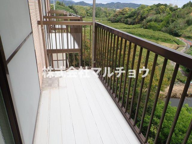 ハイツNRみなべⅡのバルコニー|バルコニーがあります