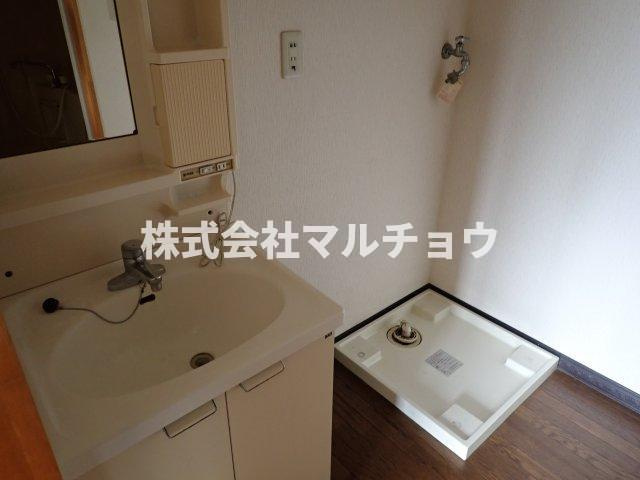 ハイツNRみなべⅡの洗面所|脱衣スペースもあります