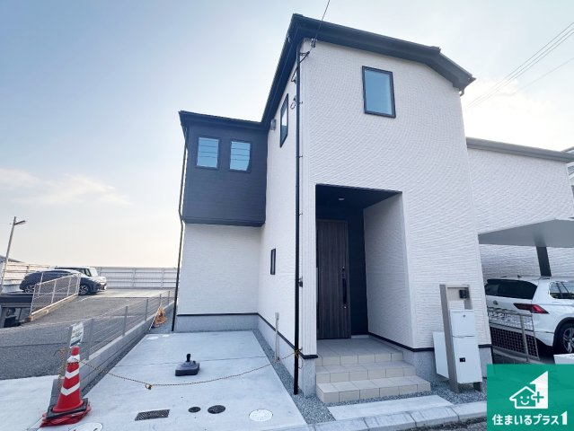 神戸市垂水区霞ケ丘　第1期　新築一戸建ての外観|周辺は落ち着いた街並みの住宅地！子育てがしやすい住環境です！まだ未完成ですが、現地でしかわからない事もございます。是非一度ご覧ください。
