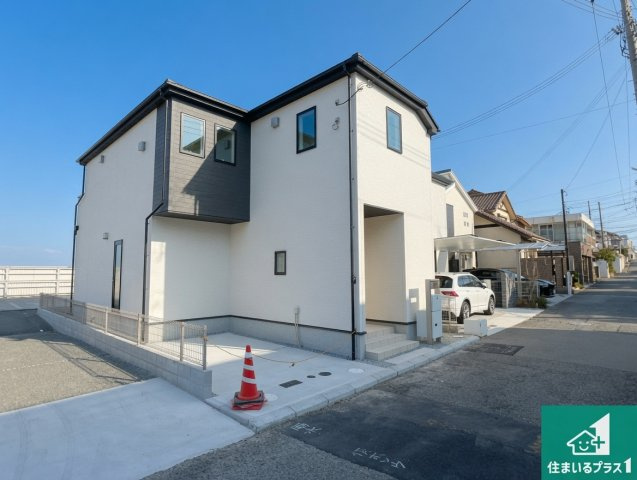 神戸市垂水区霞ケ丘　第1期　新築一戸建ての前面道路含む現地写真|車通りの少ない前面道路！お子様がいらっしゃるご家族でも安心！