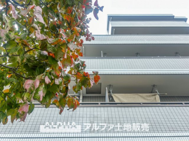 ドミール福生の外観|【Welcome】
◆ウェルカム◆帰路に着くとそこには「ドミール福生」のエントランス。意匠性高くさり気なく気品ですら感じられる。これが「ドミール」のpride