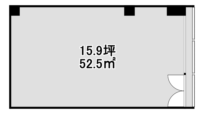 【間取り】 | 関目4丁目店舗事務所