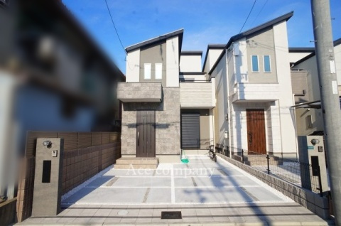 【外観】 | 東大阪市友井4丁目 | 【築浅！令和7年築！駐車2台可能！長期優良住宅☆住宅性能評価付き物件☆】ローン返済目安：月々約110046円（頭金0円、変動金利0.875％、返済期間35年、ボーナス払い無しで試算しています）