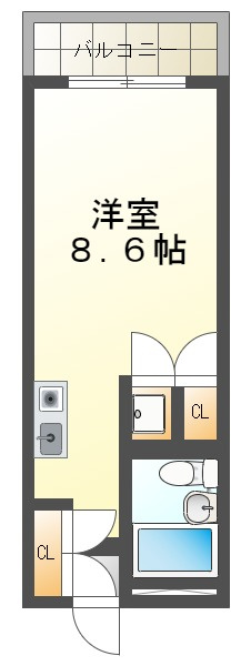 プレジール有瀬の間取り