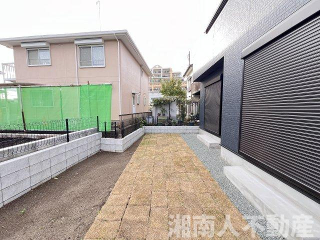 藤沢市本藤沢2丁目６０１９－６８新築戸建ての庭|お庭でゆったりと過ごせます