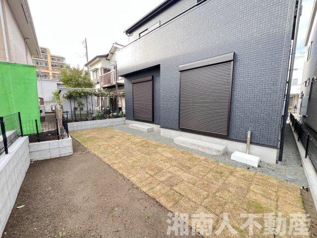 藤沢市本藤沢2丁目６０１９－６８新築戸建ての庭|たまにはお庭で休日を過ごしてみるのもよいかもしれません