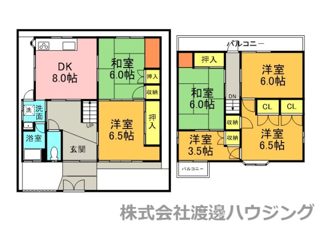 中野１丁目貸家の間取り