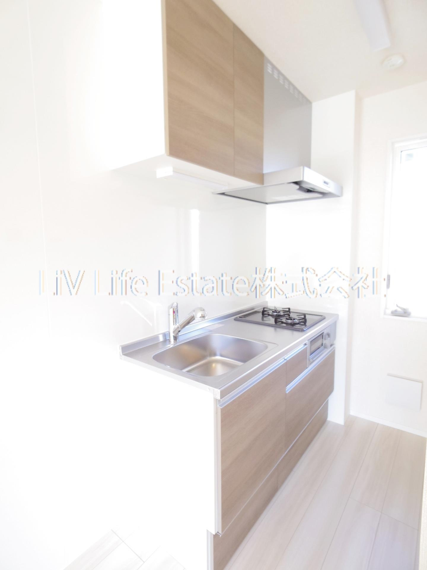 小平市回田町のアパートのキッチン