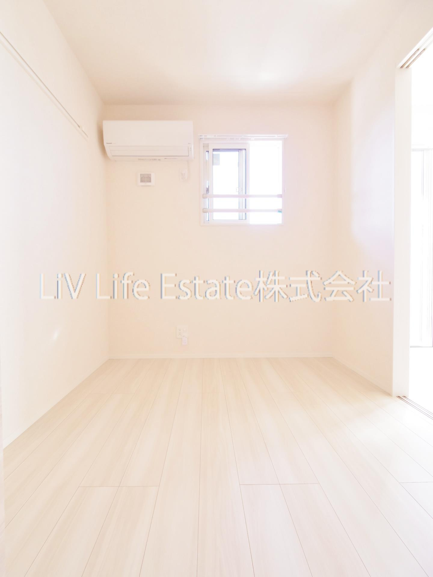 小平市回田町のアパートの寝室