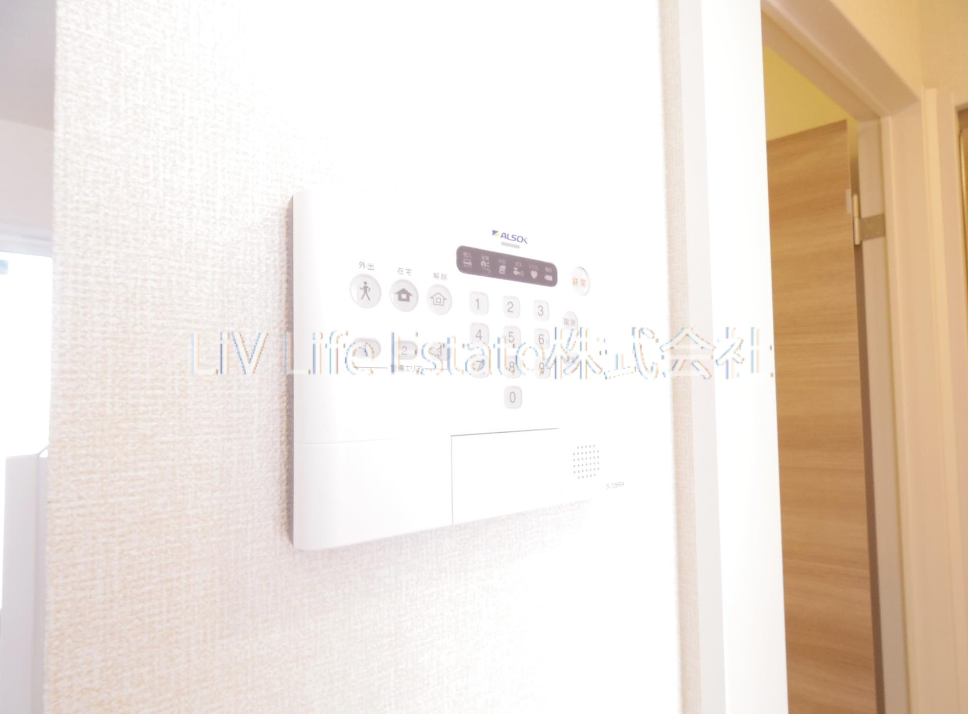 小平市回田町のアパートのセキュリティ