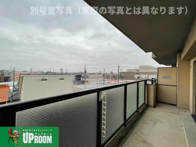 梓マンションのバルコニー