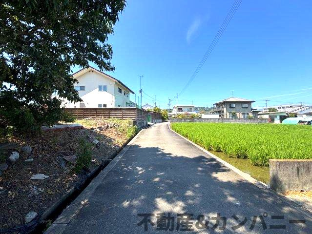 太山寺町のおトチ　松山市太山寺町売土地の前面道路含む現地写真|前面道路含む現地写真です
