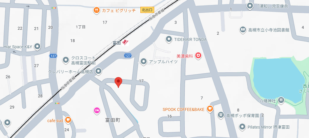 丸矢ハイツの地図