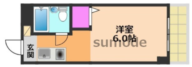丸矢ハイツの間取り