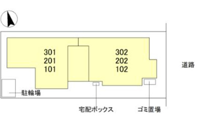 【区画図】 | パサログランデ鳳中町
