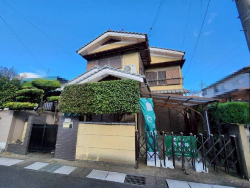 【価格改定】長岡京市今里川原　の外観|現況：上物あり
内覧も可能です。お気軽にご連絡ください！