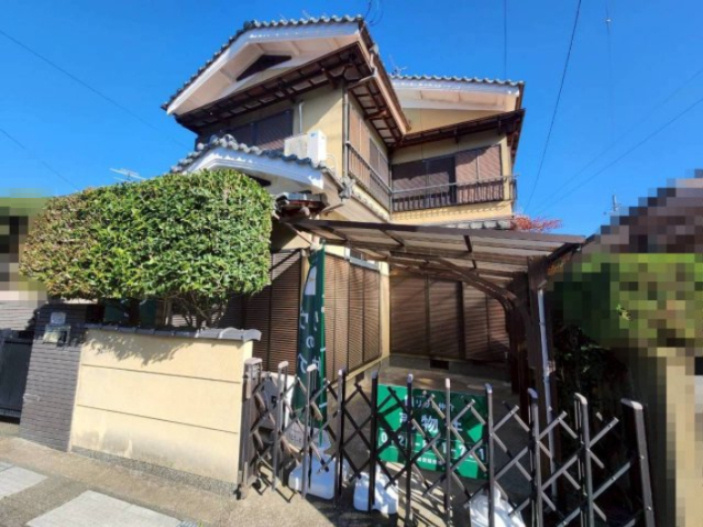 【成約済】長岡京市今里川原　の外観|現況：上物あり
内覧も可能です。お気軽にご連絡ください！