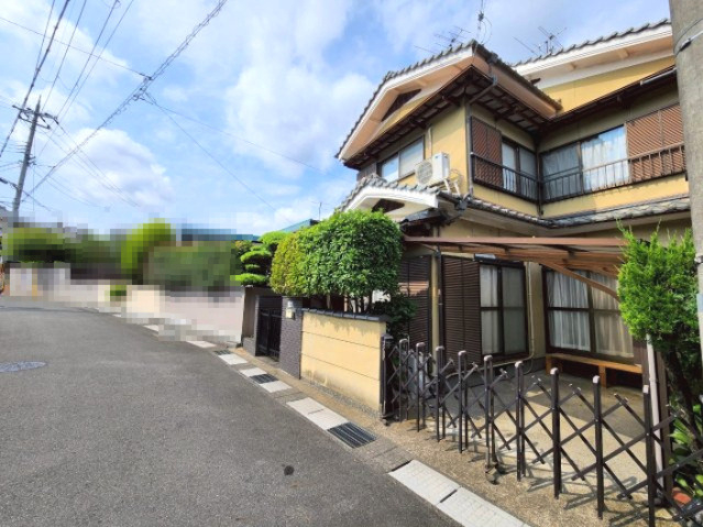 【成約済】長岡京市今里川原　の前面道路含む現地写真|弊社グループ会社にて建築プランのご提案も可能です。
お気軽にご相談ください(^^)/