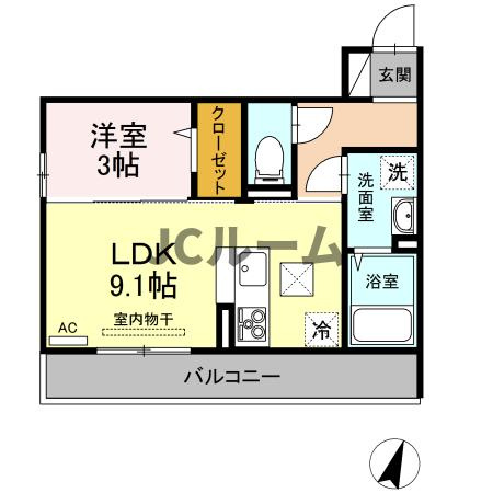 アグレッシブファインの間取り