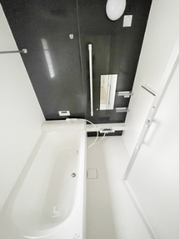 新築戸建・新築建売　会津若松市柳原町2丁目【耐震+制震】城西小・若松四中の浴室|浴室乾燥機暖房付きで冬場や雨天の洗濯物も安心です！