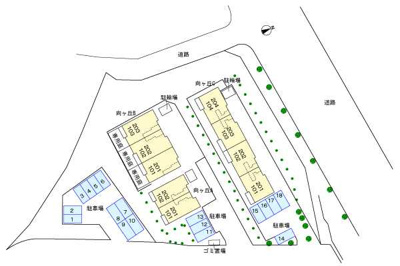 【区画図】 | 向ヶ丘B(ムコウガオカビー)
