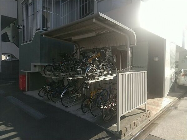 ミクニハイツのその他共用部分|駐輪場です
