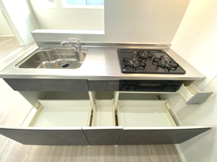 FareEstⅡ（ファーレエスト）のキッチン|大容量収納です