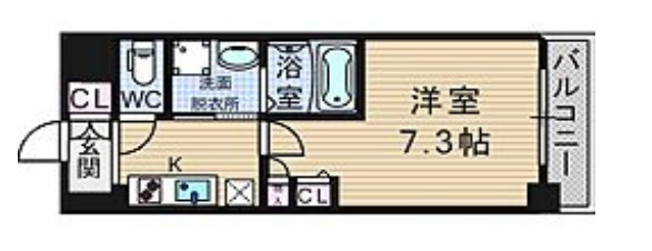 【間取り】 | エスリード難波WEST