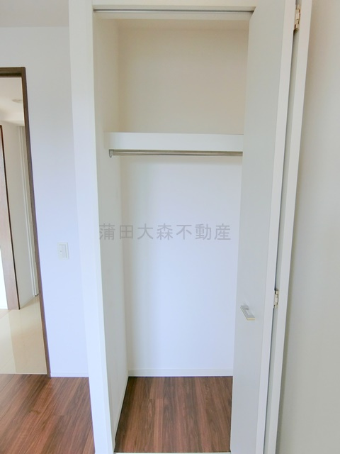 バースシティ大田中央の収納|5帖洋室のクローゼット