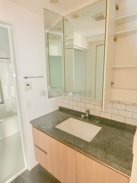 バースシティ大田中央の洗面所