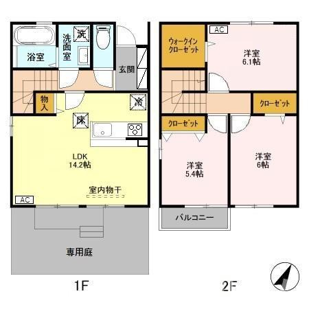 ガルリポーズ Ⅱの間取り