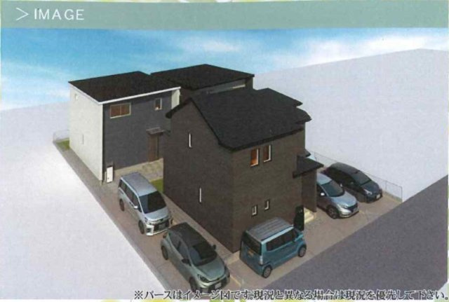 大和市上和田　全9区画！の外観パース|外観パース