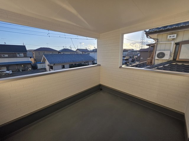 【バルコニー】 | 熊谷市江南中央第３　 | 現地バルコニー（2026年01月13日）撮影