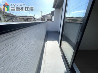 【バルコニー】 | 新築戸建　神戸市西区伊川谷潤和