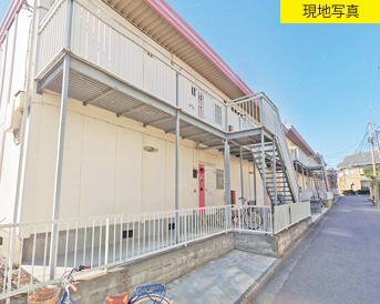 カスヤハイツＡ棟，Ｂ棟，Ｃ棟の外観