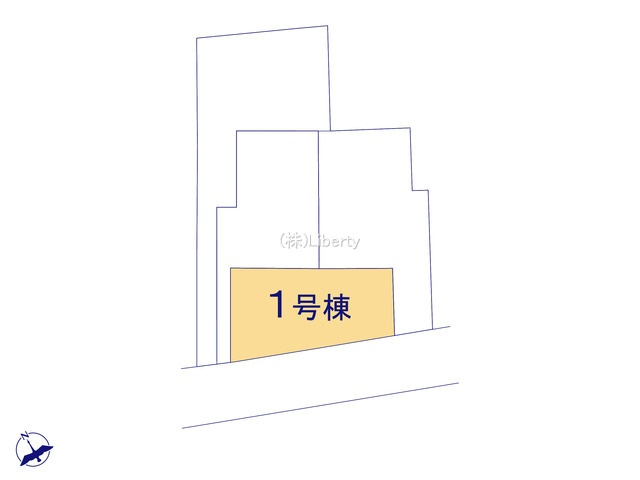 高萩市高萩7期　新築戸建　1号棟の区画図