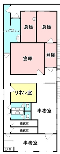 梅津尻溝町店舗事務所の間取り